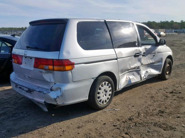 5FNRL18534B099165 - 2004 HONDA ODYSSEY LX SILVER photo 4