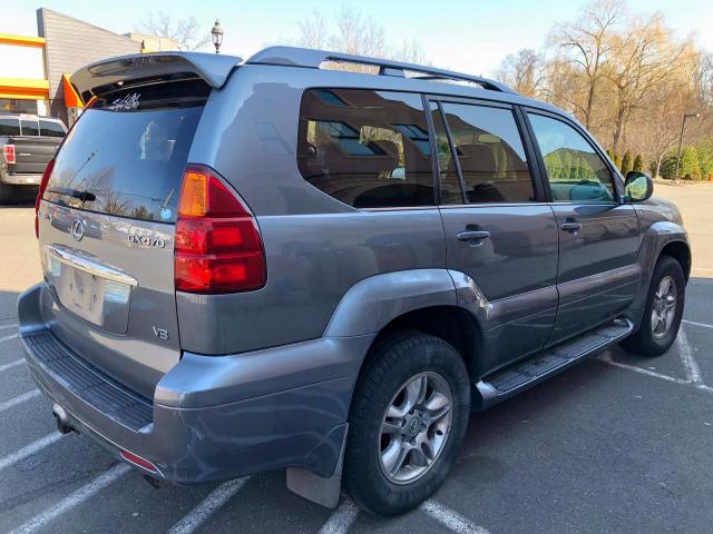 JTJBT20X530010386 - 2003 LEXUS GX 470 GRAY photo 3