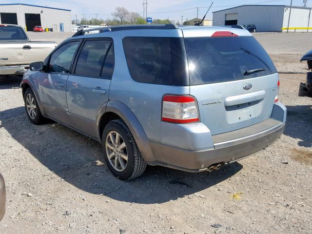 1FMDK02W88GA11033 - 2008 FORD TAURUS X S BLUE photo 3