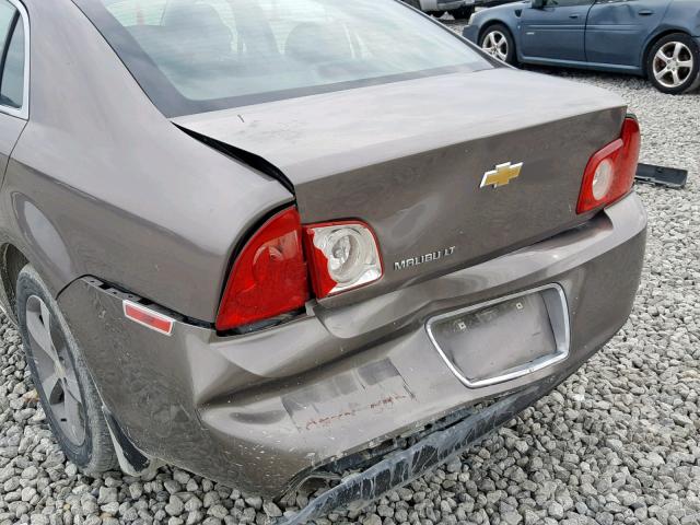 1G1ZC5E13BF103144 - 2011 CHEVROLET MALIBU 1LT 棕色 照片 9