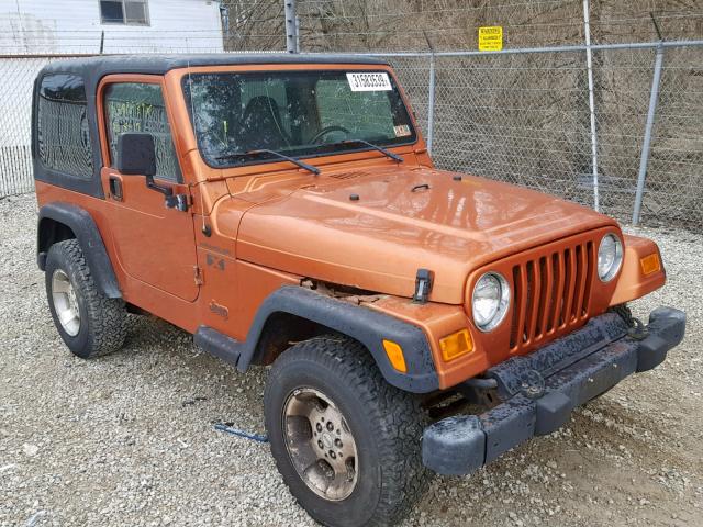 1J4FA39S62P750357 - 2002 JEEP WRANGLER / ORANGE photo 1