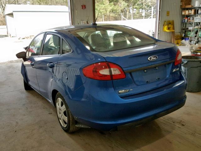 3FADP4AJ7BM147188 - 2011 FORD FIESTA S BLUE photo 3