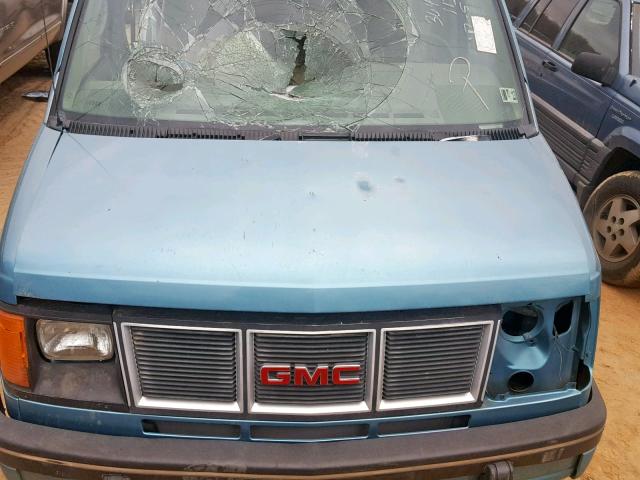 1GKDM19Z8RB522118 - 1994 GMC SAFARI XT BLUE photo 7