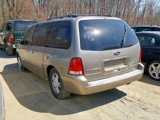 2FMDA52234BA70649 - 2004 FORD FREESTAR S TAN photo 3