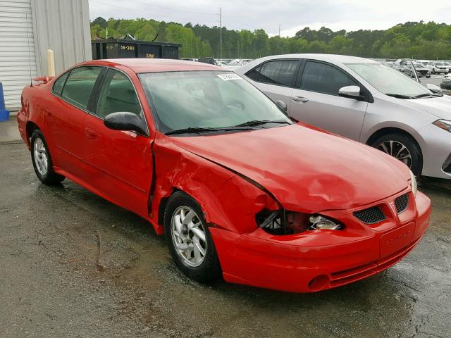 1G2NE52FX4C247461 - 2004 PONTIAC GRAND AM S RED photo 1