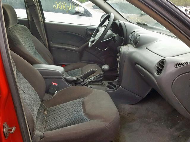 1G2NE52FX4C247461 - 2004 PONTIAC GRAND AM S RED photo 5