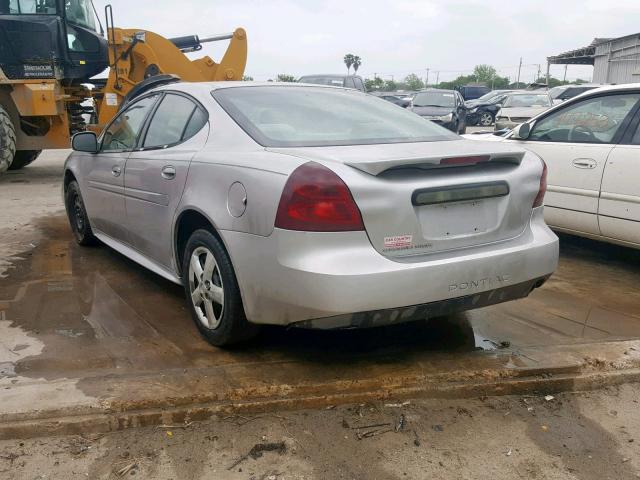 2G2WP542451171073 - 2005 PONTIAC GRAND PRIX SILVER photo 3