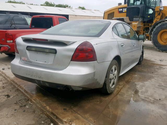 2G2WP542451171073 - 2005 PONTIAC GRAND PRIX SILVER photo 4