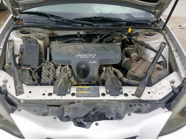 2G2WP542451171073 - 2005 PONTIAC GRAND PRIX SILVER photo 7