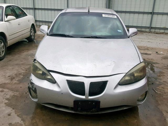 2G2WP542451171073 - 2005 PONTIAC GRAND PRIX SILVER photo 9