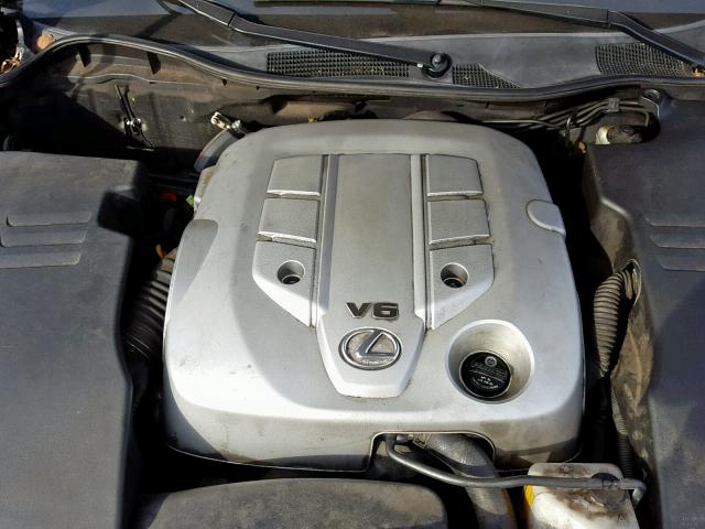 JTHBH96S265000977 - 2006 LEXUS GS CHARCOAL photo 7