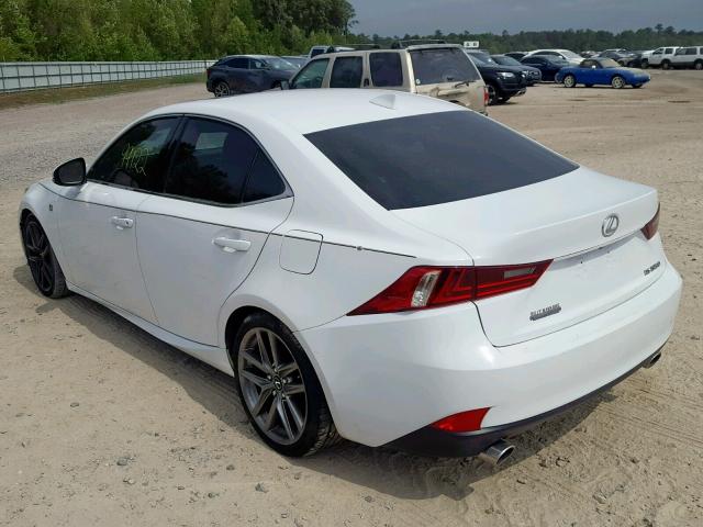 JTHBE1D20E5011858 - 2014 LEXUS IS 350 WHITE photo 3