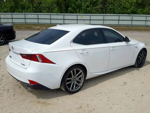 JTHBE1D20E5011858 - 2014 LEXUS IS 350 WHITE photo 4