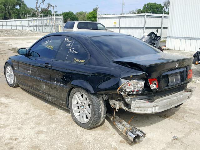 WBABN33433PC99232 - 2003 BMW 325 CI BLACK photo 3