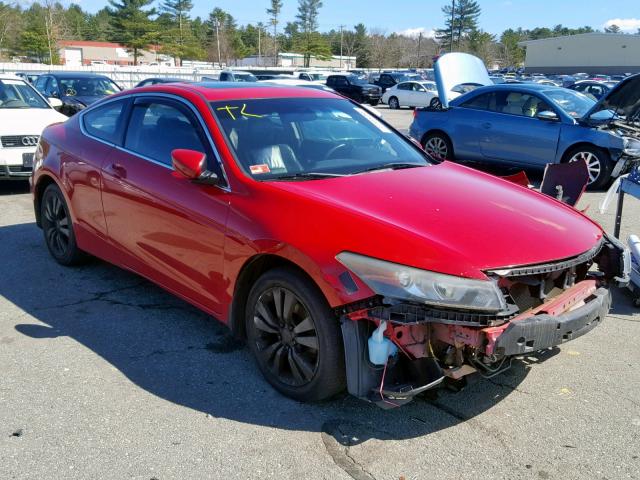 1HGCS12858A008750 - 2008 HONDA ACCORD EXL RED photo 1