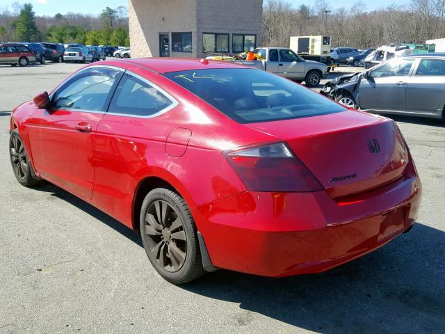 1HGCS12858A008750 - 2008 HONDA ACCORD EXL RED photo 3