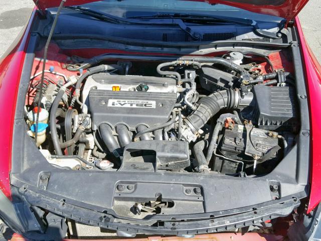 1HGCS12858A008750 - 2008 HONDA ACCORD EXL RED photo 7