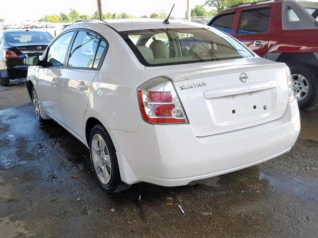 3N1AB61E79L670546 - 2009 NISSAN SENTRA 2.0 WHITE photo 3