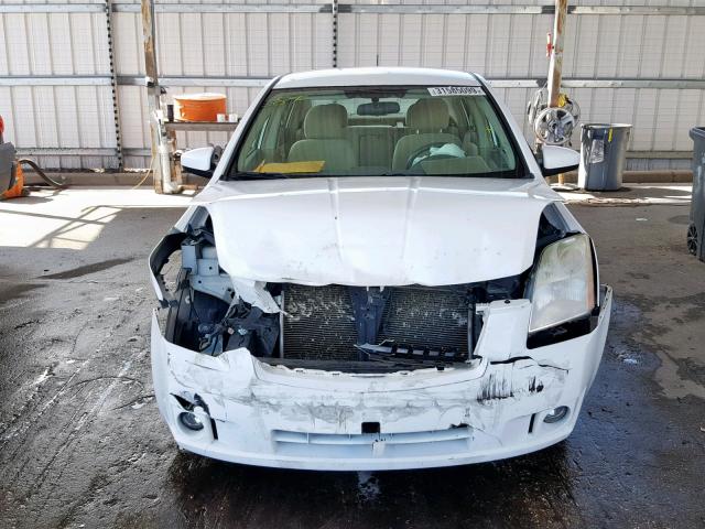 3N1AB61E79L670546 - 2009 NISSAN SENTRA 2.0 WHITE photo 9