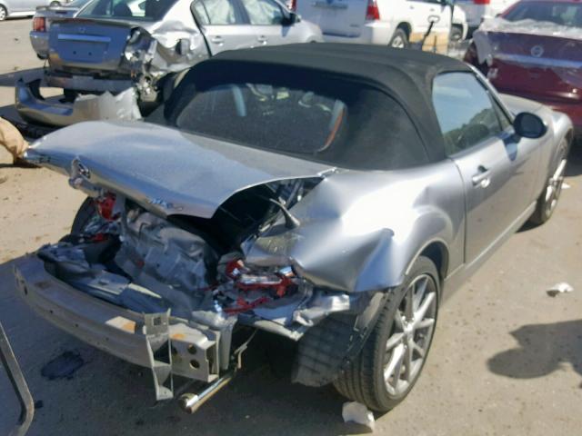 JM1NC25F890200417 - 2009 MAZDA MX-5 MIATA SILVER photo 4