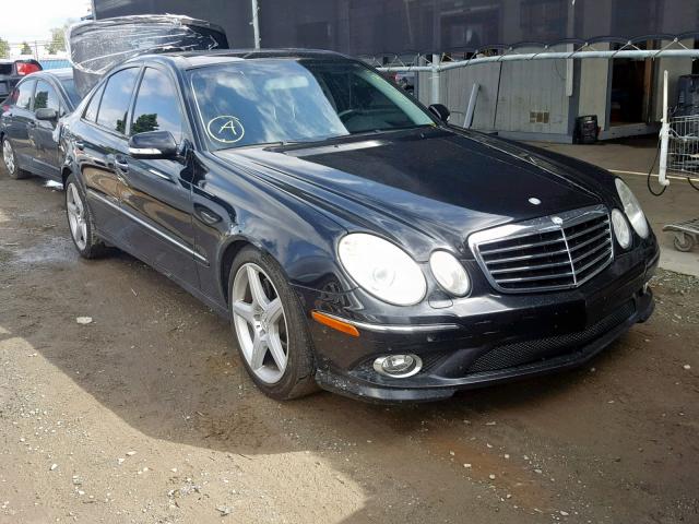 WDBUF56XX9B421578 - 2009 MERCEDES-BENZ E 350 BLACK photo 1