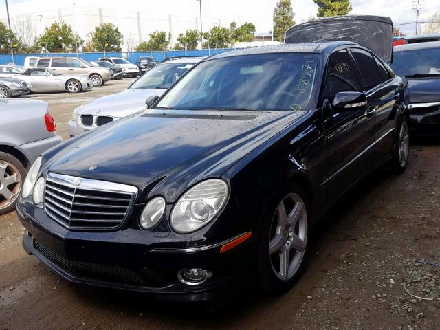 WDBUF56XX9B421578 - 2009 MERCEDES-BENZ E 350 BLACK photo 2