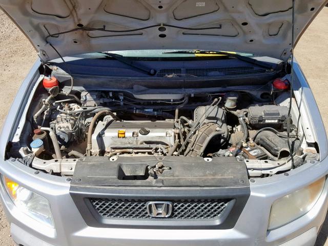 5J6YH28766L003821 - 2006 HONDA ELEMENT EX GRAY photo 7