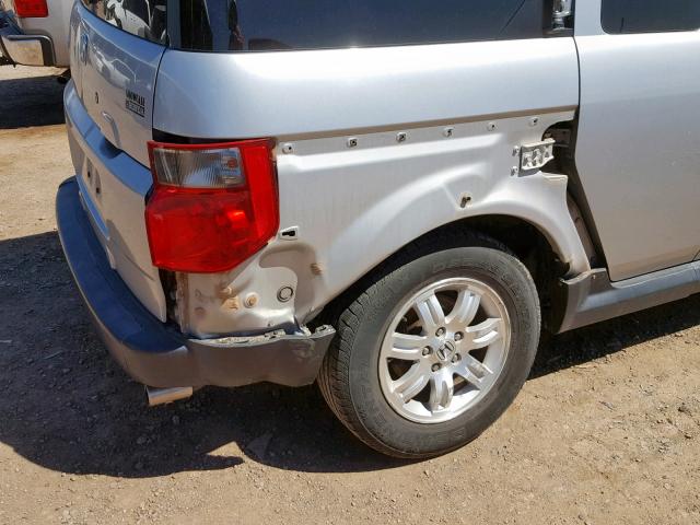 5J6YH28766L003821 - 2006 HONDA ELEMENT EX GRAY photo 9