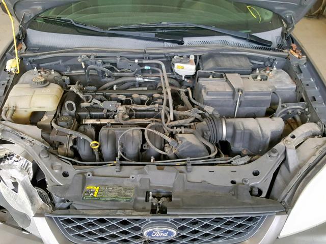 1FAFP34N97W118428 - 2007 FORD FOCUS ZX4 GRAY photo 7