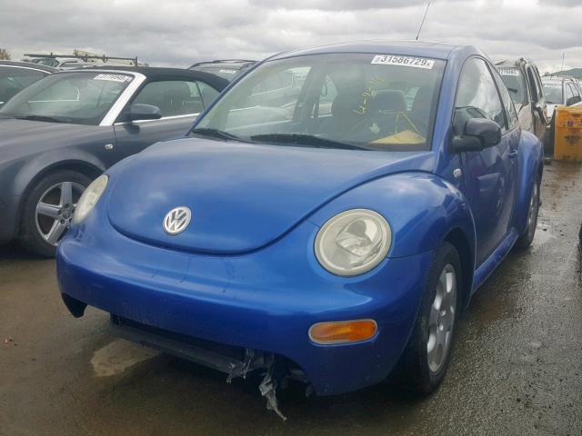 3VWCK21C93M429406 - 2003 VOLKSWAGEN NEW BEETLE Blau Foto 2