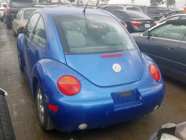 3VWCK21C93M429406 - 2003 VOLKSWAGEN NEW BEETLE Blau Foto 3
