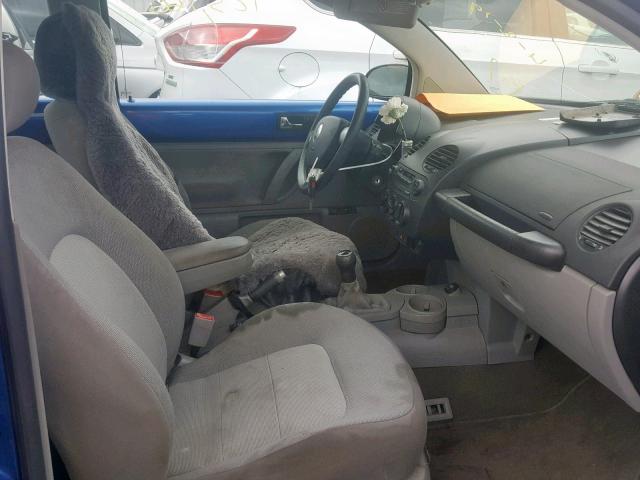 3VWCK21C93M429406 - 2003 VOLKSWAGEN NEW BEETLE Blau Foto 5