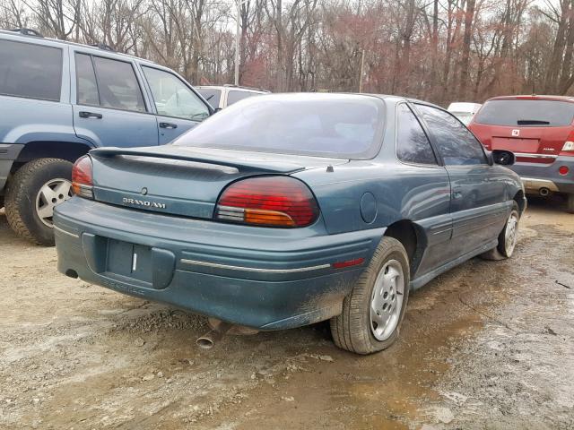 1G2NE12M1VC813094 - 1997 PONTIAC GRAND AM S GREEN photo 4
