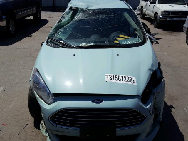 3FADP4BJ8HM128222 - 2017 FORD FIESTA SE GREEN photo 9