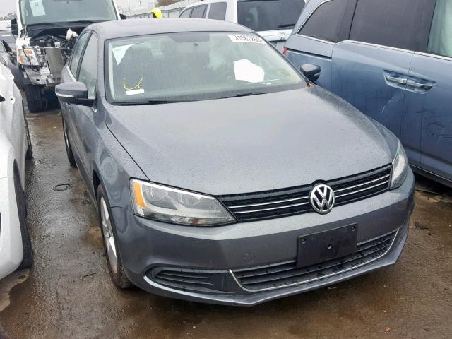 3VWLL7AJ5DM405629 - 2013 VOLKSWAGEN JETTA TDI GRAY photo 1