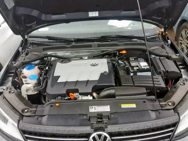 3VWLL7AJ5DM405629 - 2013 VOLKSWAGEN JETTA TDI GRAY photo 7