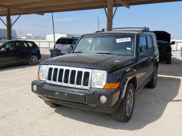 1J8HG48K58C125039 - 2008 JEEP COMMANDER BLACK photo 2