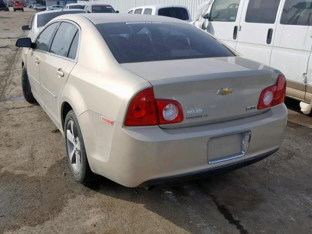 1G1ZC5EU8BF395450 - 2011 CHEVROLET MALIBU 1LT 金色 照片 3
