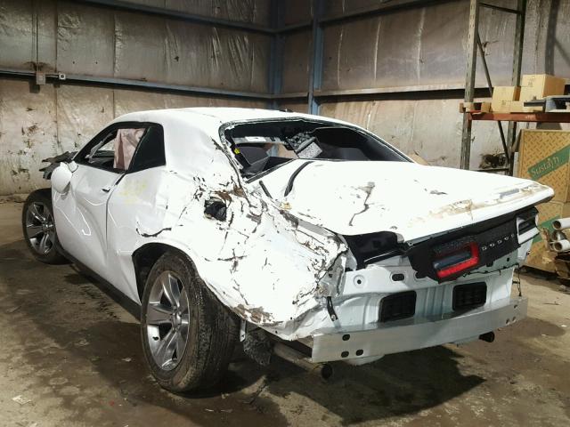 2C3CDZAG8FH732855 - 2015 DODGE CHALLENGER WHITE photo 3