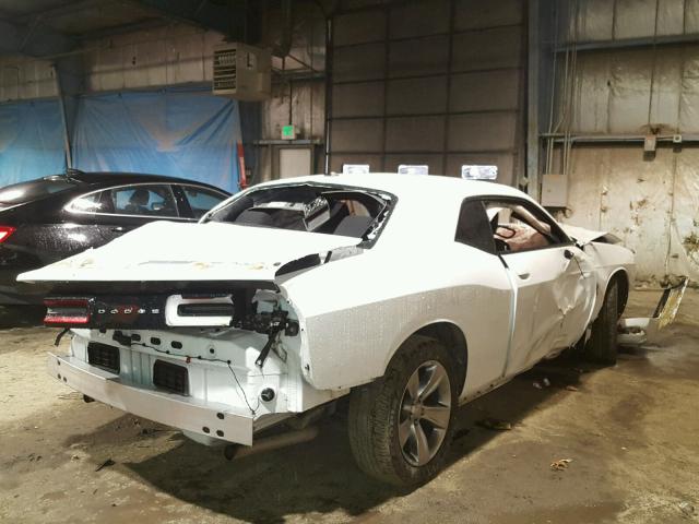 2C3CDZAG8FH732855 - 2015 DODGE CHALLENGER WHITE photo 4