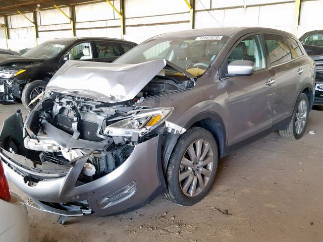 JM3TB28V890181100 - 2009 MAZDA CX-9 GRAY photo 2