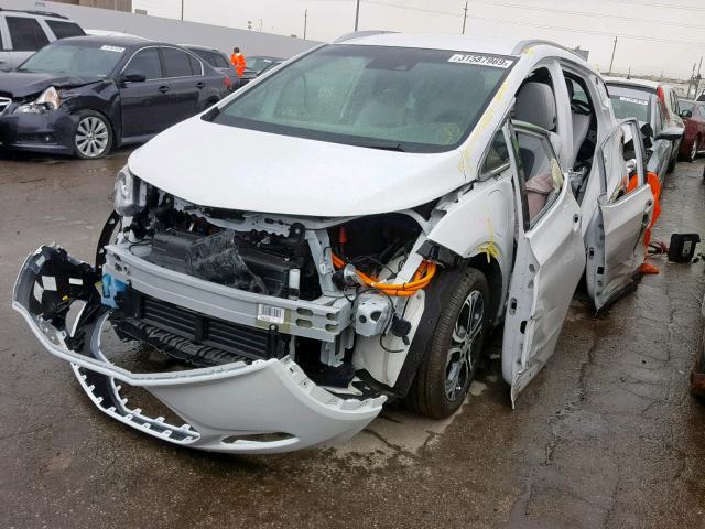 1G1FZ6S08K4104837 - 2019 CHEVROLET BOLT EV PR WHITE photo 2