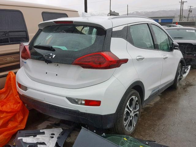 1G1FZ6S08K4104837 - 2019 CHEVROLET BOLT EV PR WHITE photo 4