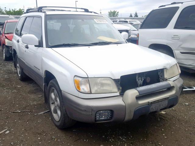 JF1SF65502H713179 - 2002 SUBARU FORESTER S თეთრი ფოტო 1