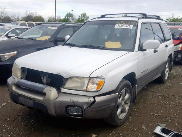 JF1SF65502H713179 - 2002 SUBARU FORESTER S თეთრი ფოტო 2