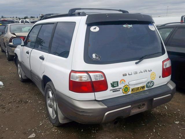 JF1SF65502H713179 - 2002 SUBARU FORESTER S თეთრი ფოტო 3