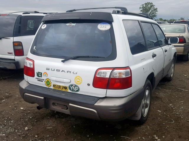 JF1SF65502H713179 - 2002 SUBARU FORESTER S თეთრი ფოტო 4