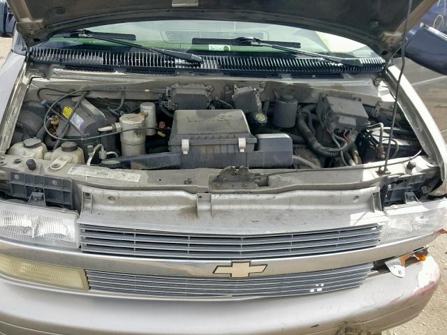 1GNDM19W61B112415 - 2001 CHEVROLET ASTRO BROWN photo 7