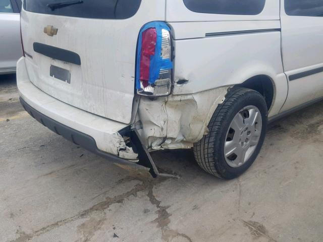 1GNDV23107D181114 - 2007 CHEVROLET UPLANDER L თეთრი ფოტო 9