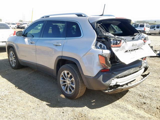 1C4PJLLBXKD164295 - 2019 JEEP CHEROKEE L GRAY photo 3